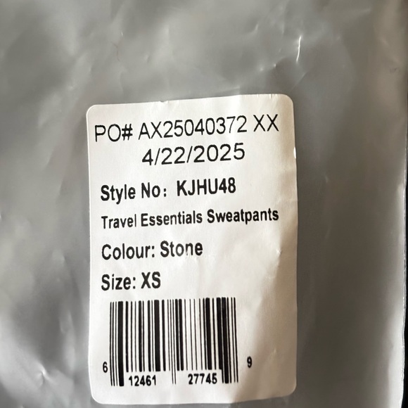 Comfrt Travel Essentials Sweatpants XS Stone - Picture 4 of 4